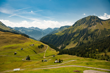 Landschaft am Furkajoch (Vorarlberg) 1.700 m