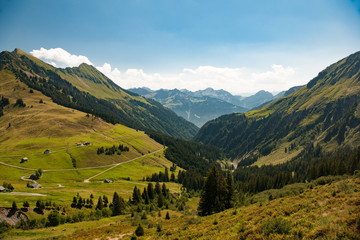 Landschaft am Furkajoch (Vorarlberg) 1.700 m