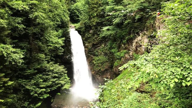 4K Palovit waterfall in rize turkey