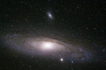 Deep sky photo of stars and nebula, astrophotography