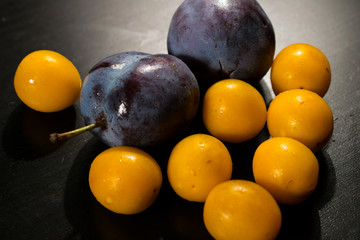 Ripe fruit on the table