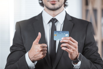 Business man working in the office job concept