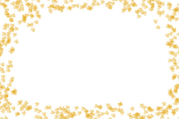 Transparent glowing ivy leaf yellow cream-colored frame congratulations to the light-weight air decoration ornament