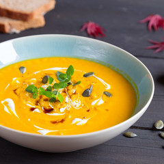 Kürbiscremesuppe