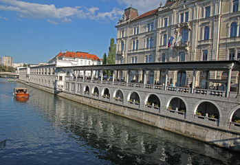 Fototapeta na wymiar Ljubljana