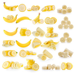 banana isolated on white background © sommai
