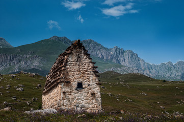 Grave mausoleums of Alans. North Ossetia Alania.