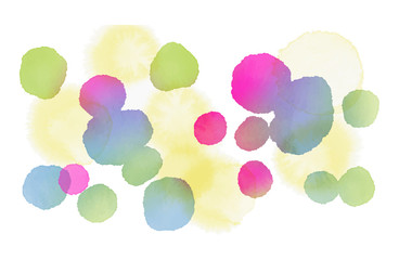 gradient pink blue green vector background look like watercolor drop style
