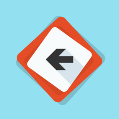 Left Arrow Sign illustration