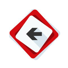 Left Arrow Sign illustration