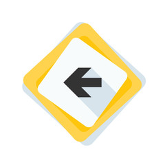 Left Arrow Sign illustration