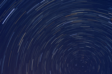 Startrail _ visione dell'infinito