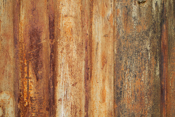 Metal rusty, peeling surface for a beautiful and interesting background