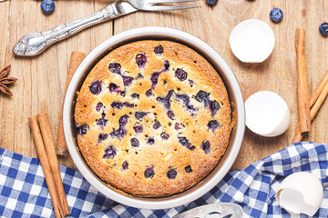 blueberry cake