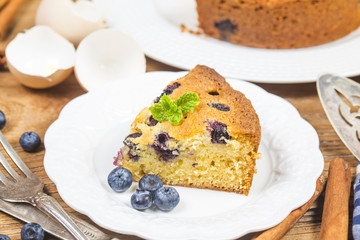blueberry cake