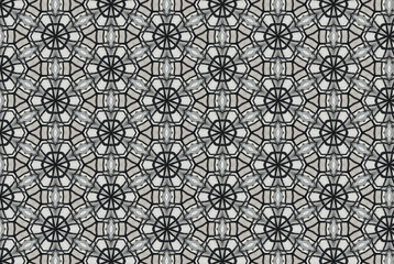 illustration of Fabric or tile pattern design.