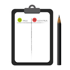 pro und kontra liste
