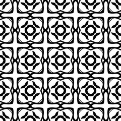 Seamless vintage wallpaper. Black and white pattern. Ornamental decorative background. Vector template can be used for design of wallpaper, fabric, oilcloth, textile, wrapping paper and other design