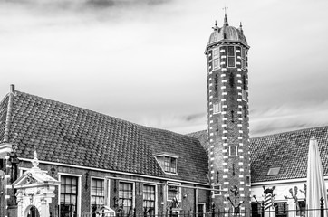 Fototapeta na wymiar Architecture in Alkmaar, the Netherlands