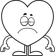 Sad Cartoon Heart
