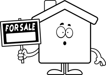 Surprised Cartoon Home Sale