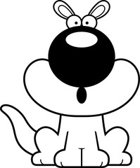 Surprised Cartoon Kangaroo