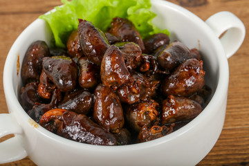 Chicken hearts