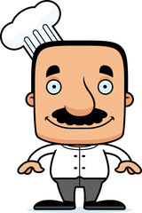 Cartoon Smiling Chef Man