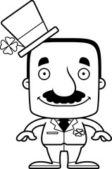 Cartoon Smiling Irish Man