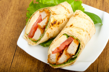 Chicken bread roll