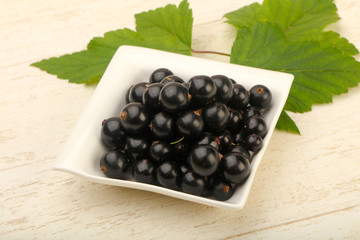 Ripe black currants