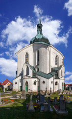 Fototapeta na wymiar Zelena Hora church 01