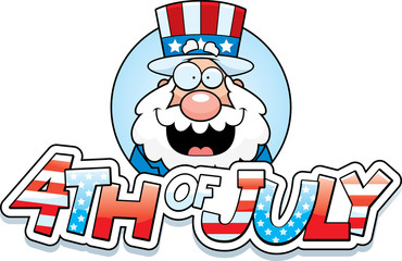 Cartoon Patriotic Man Graphic