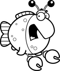 Scared Cartoon Imitation Crab © corythoman