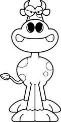 Angry Cartoon Cow