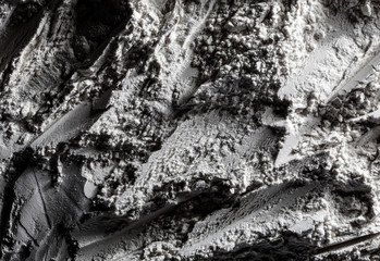 The surface of the moon. Space. The texture of the sand on the moon