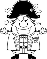 Cartoon British Admiral Hug