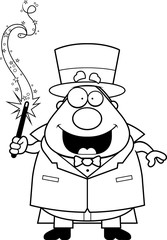 Cartoon Magician Wand