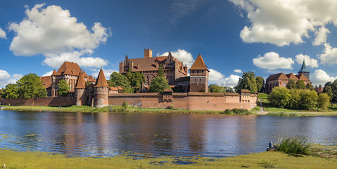 Naklejka na ściany i meble Teutonic Castle in Malbork,Poland