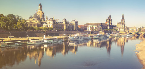 Fototapeta premium Panorama of Dresden, Saxony, Germany