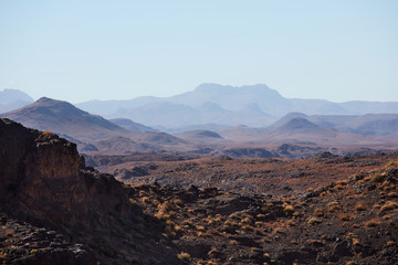 The Atlas Mountains, south of Morocco