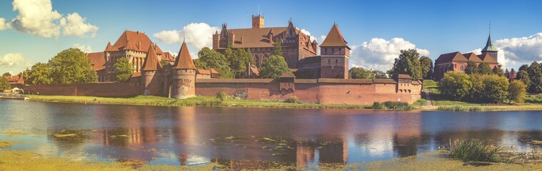 Fototapeta premium Teutonic Castle in Malbork,Poland
