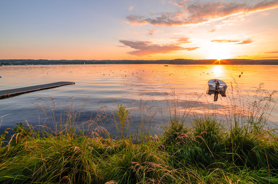 Charzykowy Lake In Kaszuby (Poland)