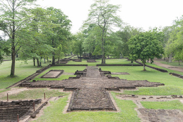 The great stupa of Draravati, Si thep, Phetchabun, Thailand.
