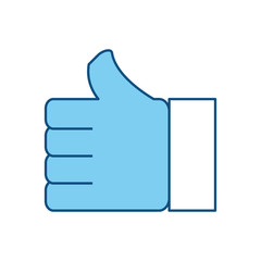 Thumb up like symbol