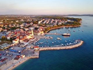 Naklejka premium Kroatien - Istrien aus der Luft