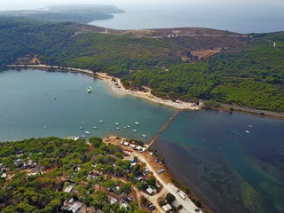 Fototapeta premium Kroatien - Pula & Umgebung aus der Vogelperspektive