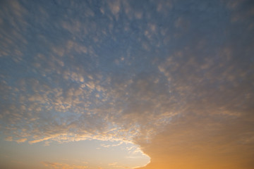 Fototapeta premium Blue sky with Clouds