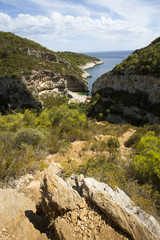 Stiniva cove on Vis island, Croatia