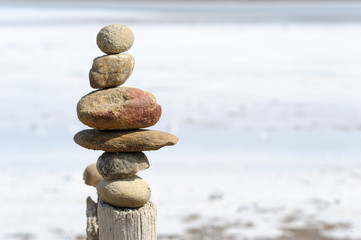 Steinmännchen am Salzsee